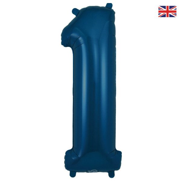 Oaktree 34 inch Matte Navy Blue Foil Balloon _607019-500__26143