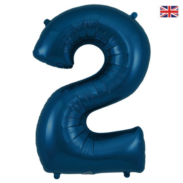 Oaktree 34 inch Matte Navy Blue Foil Balloon _607026-500__43372