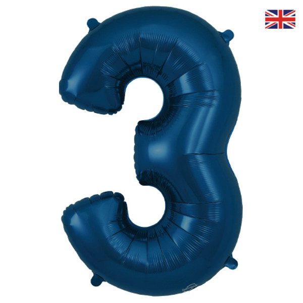 Oaktree 34 inch Matte Navy Blue Foil Balloon _607033-500__67082