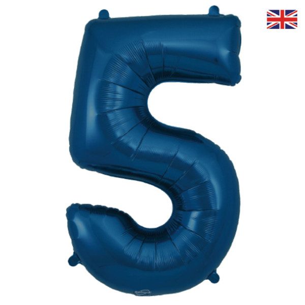 Oaktree 34 inch Matte Navy Blue Foil Balloon _607057-500__46040