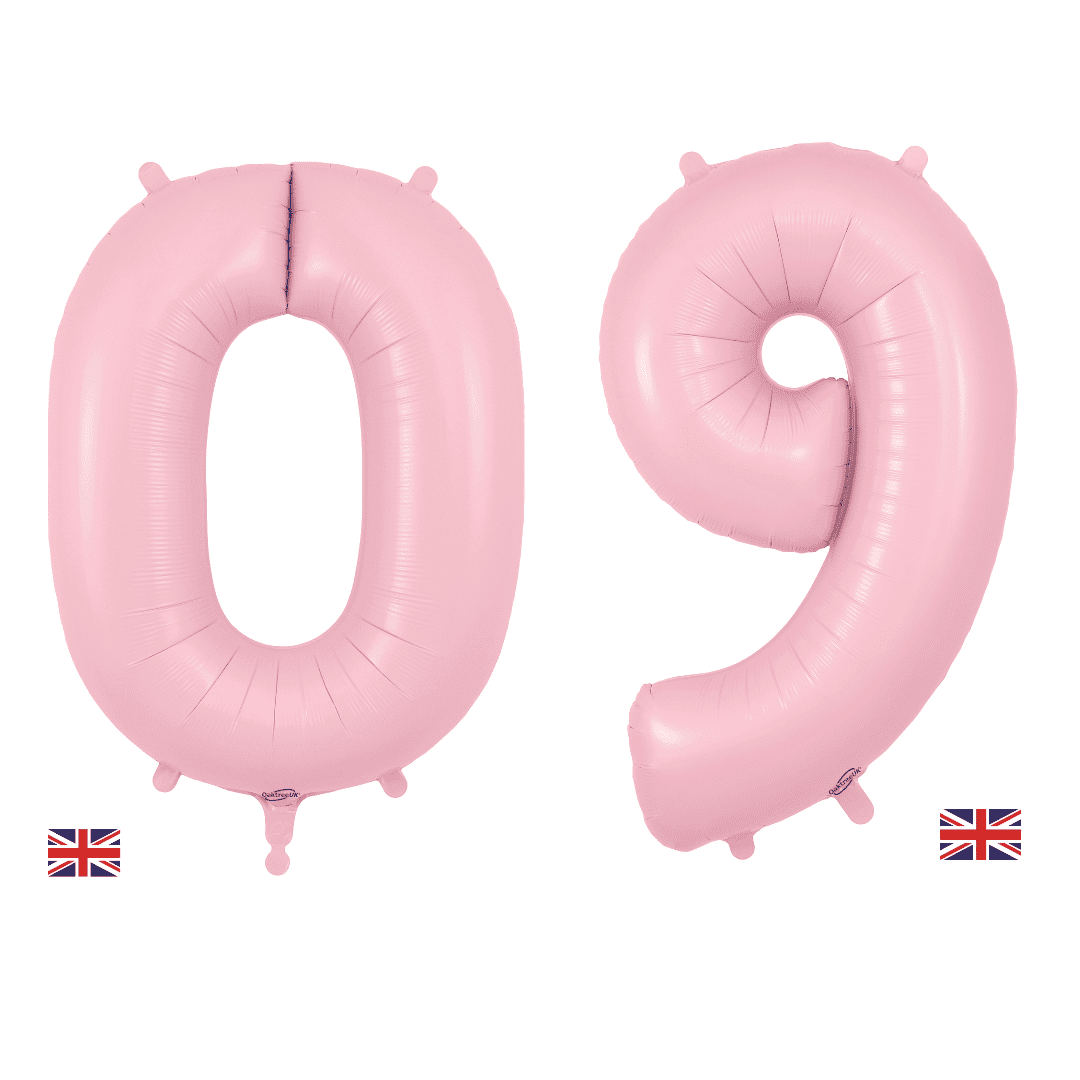 Oaktree-34inch-Number 0-9-Matte-Pink