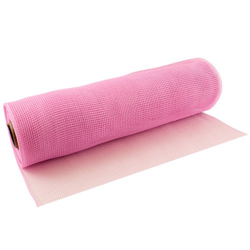 Oaktree Eleganza 25cm x 9.1m Light Pink Deco Mesh