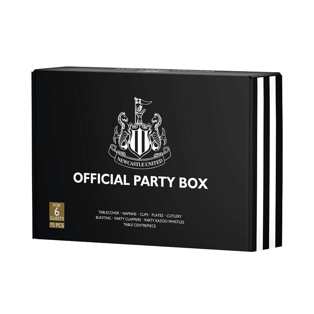 Official Party Supplies Newcastle United FC Party Box For 6 Guests