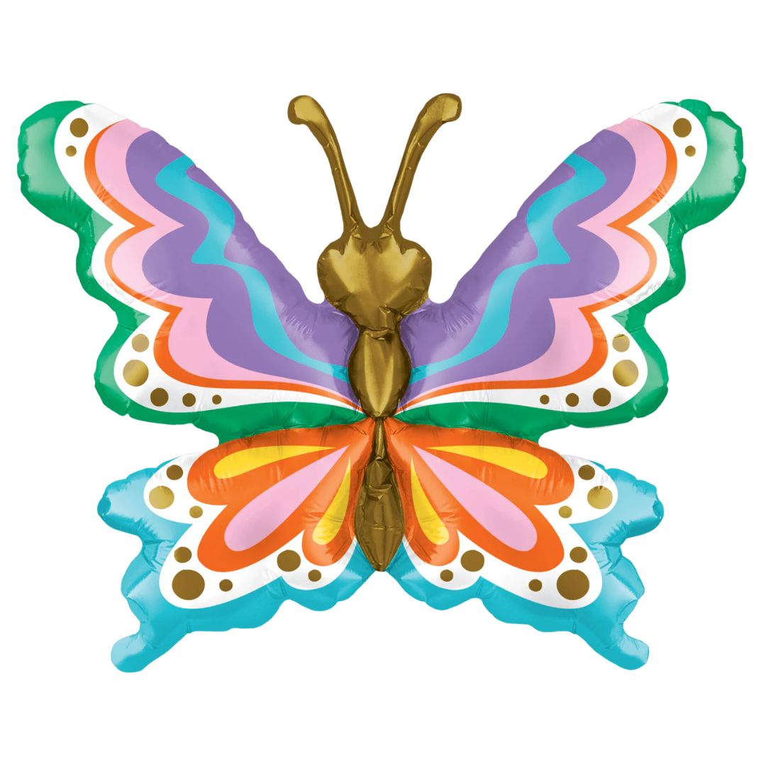 PF-0176-13-50-2_Prima-13-inch-Groovy-Butterfly-Foil-Balloons-2