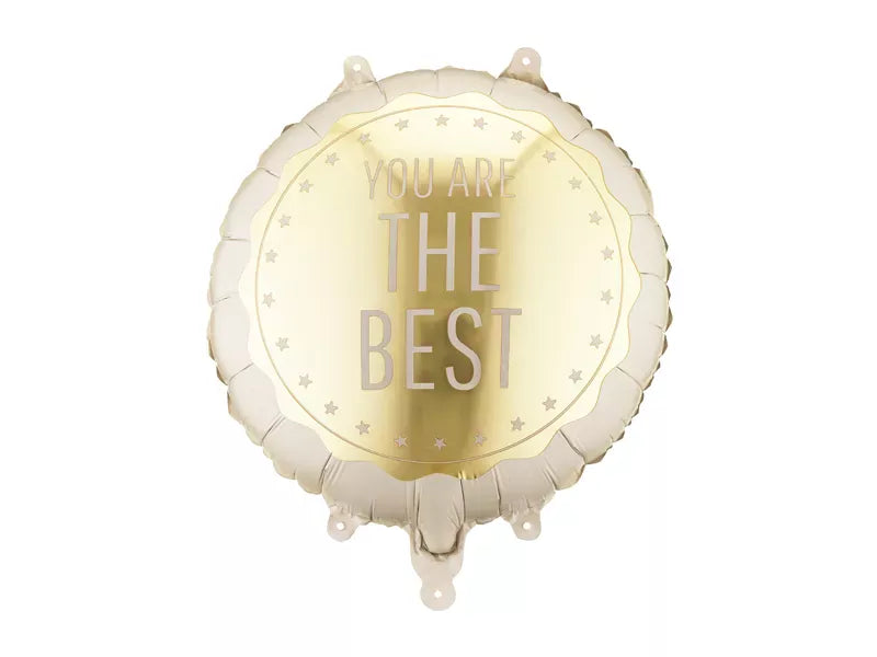 Party Deco 18 inch You Are The Best Round Foil Balloon