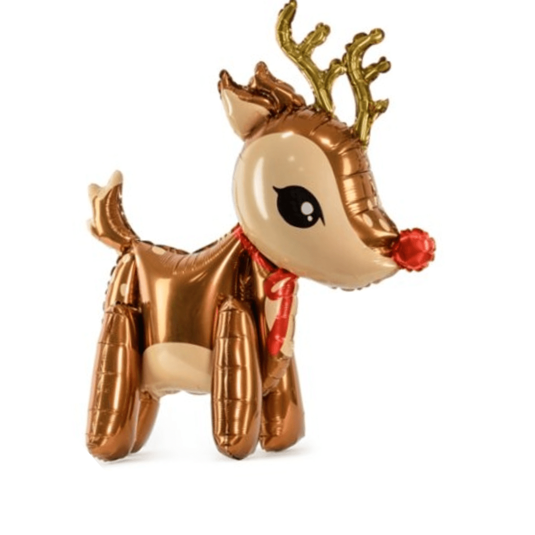 Party Deco 24 INCH STANDING REINDEER FOIL BALLOON