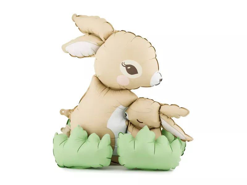 Party Deco 24 inch Bunnies Standing Foil Balloon