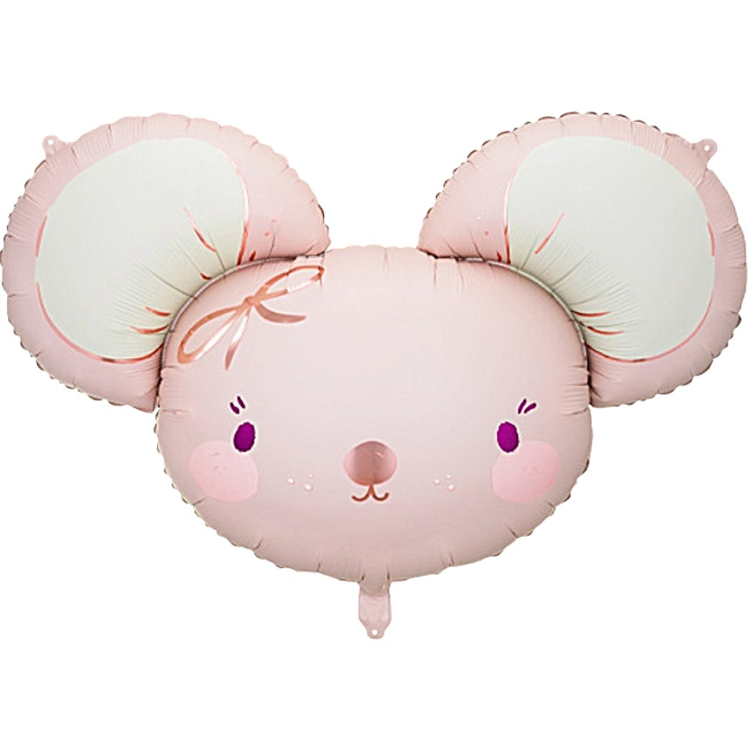Party Deco 29 inch Light Pink Mouse Foil Balloon_FB190-500__22194