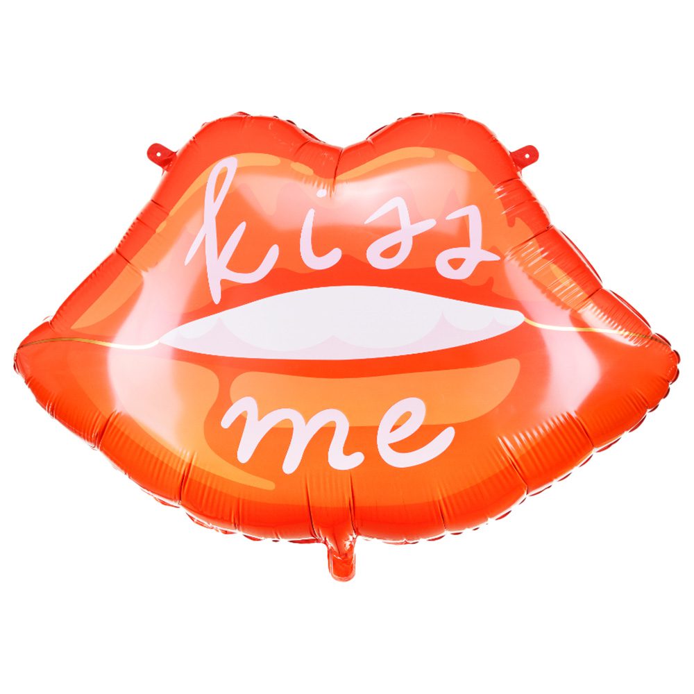 Party Deco 29 inch Red Kiss Me Lips Foil Balloon_FB197