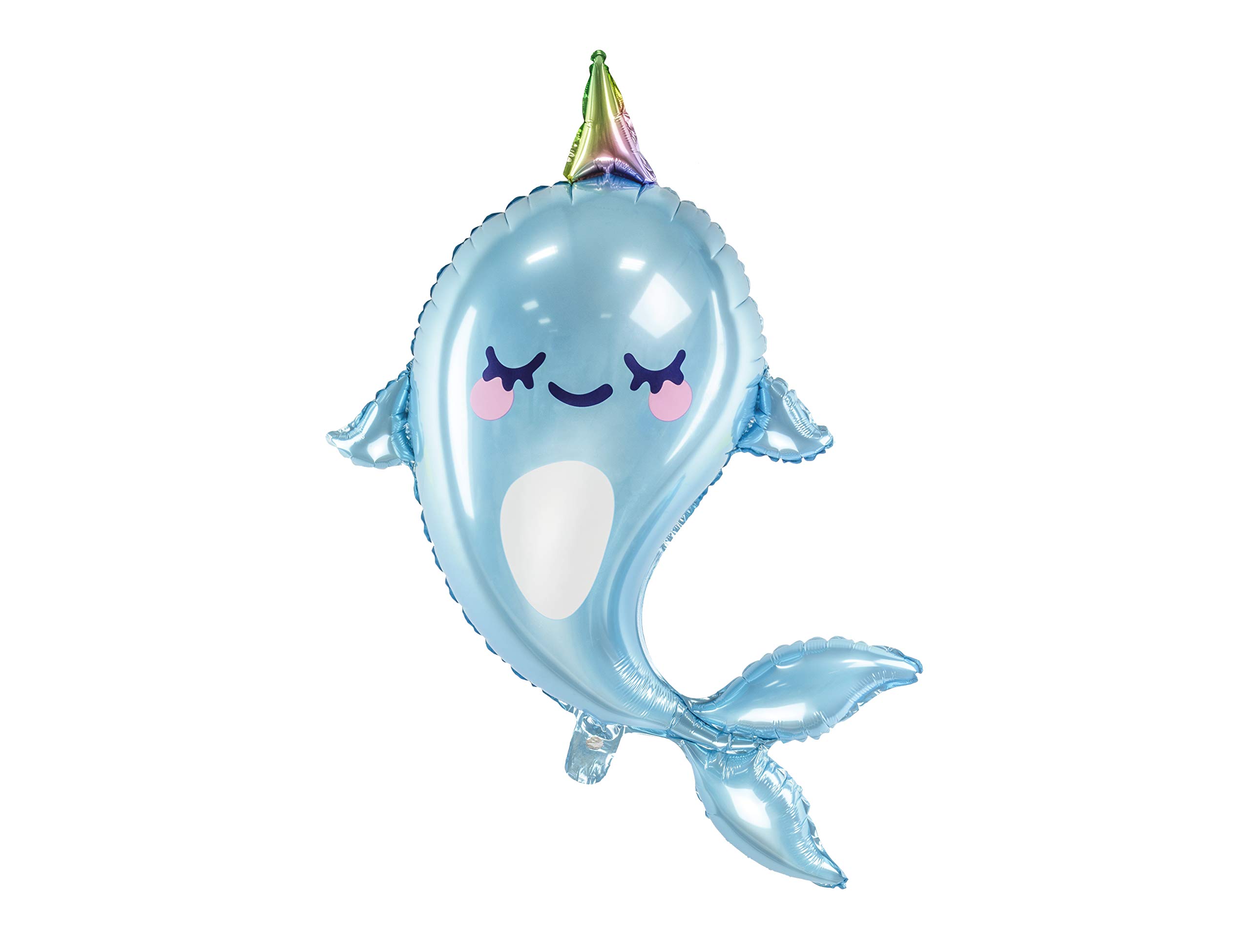 Party Deco 34 inch Adorable Narwhal Foil Balloon_71JOh6R1ZtL