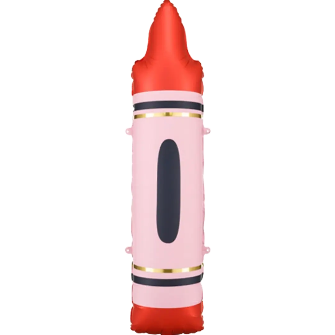 Party Deco 42 inch Red Crayon Foil Balloon_FB239-007-500__90631.webp
