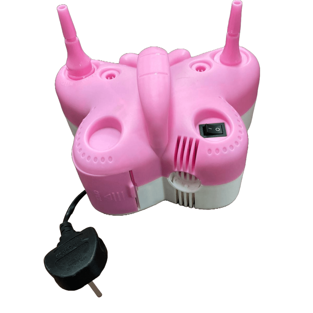 Baby Pink Butterfly Shaped Electric Balloon Pump