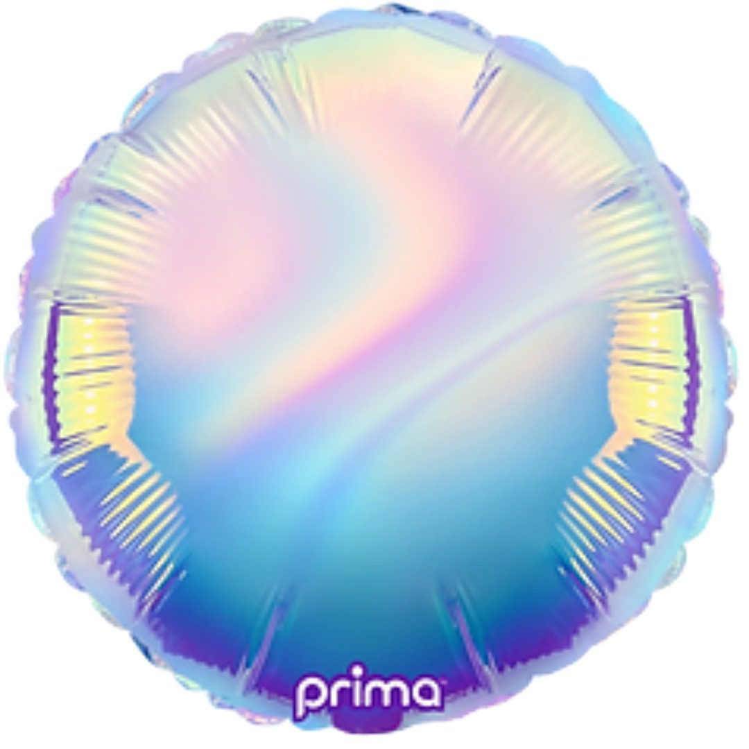 Prima 10 inch Iridescent Round Deco Balloons (Air-Filled)