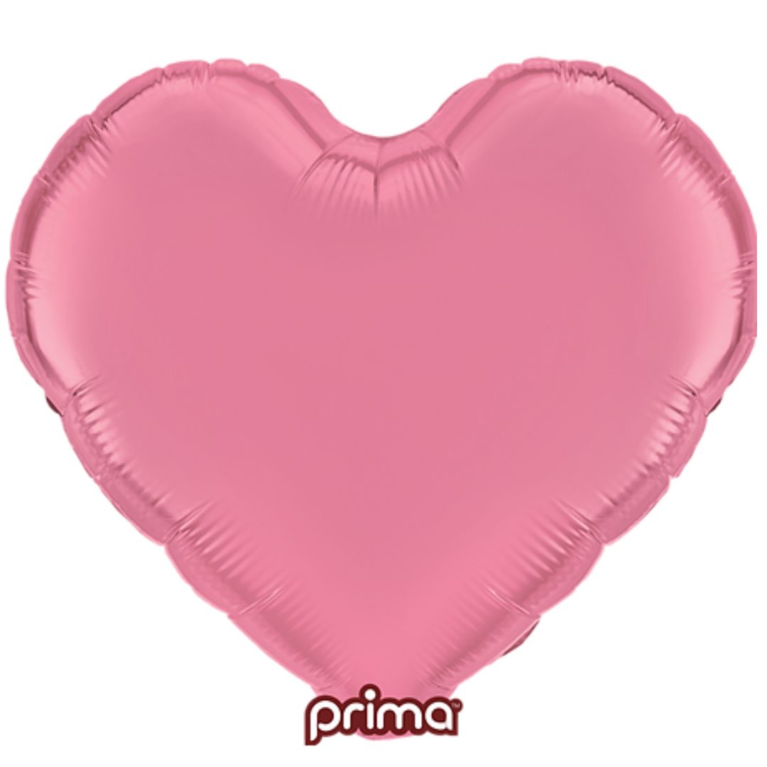 Prima 18 inch Light Pink Heart Foil Balloon