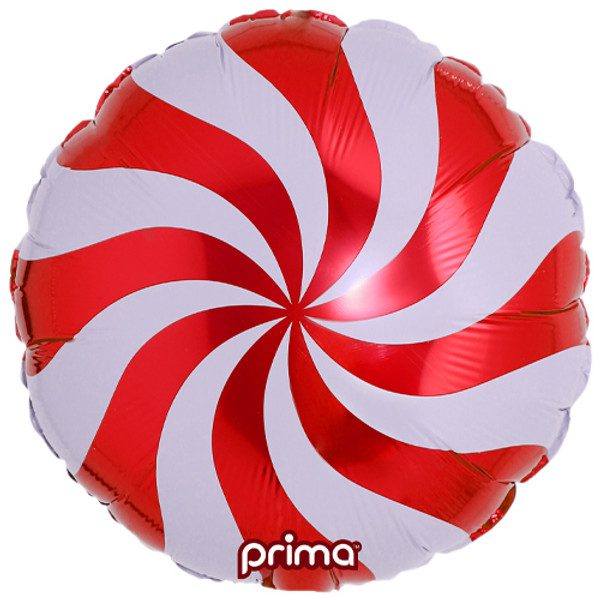 Prima 18 inch Red Candy Swirl Foil Balloon_PF-RSWL-18-50-1-500__99049