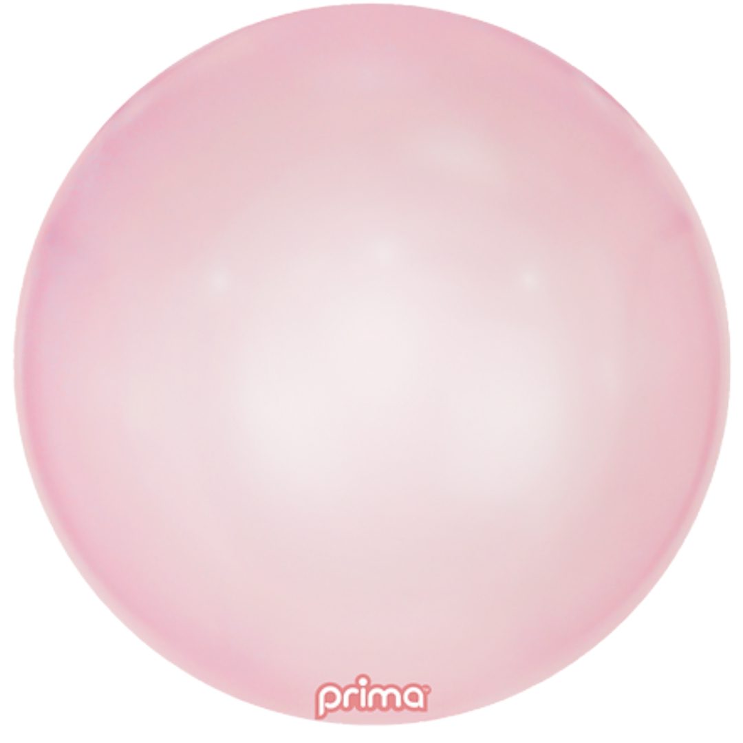 Prima 20 inch Pink Metallic Sphere Foil Balloon