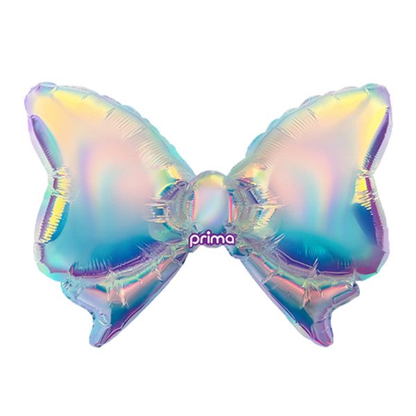 Prima 24 inch Iridescent Bow Deco Balloon (Air-Filled) _PD-PDBW-24-50-1-500__18010