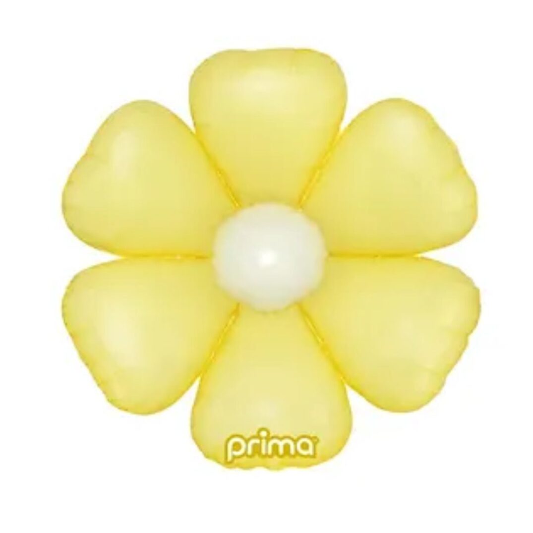 Prima 24 inch Yellow Daisy Deco Balloon (Air-Filled)
