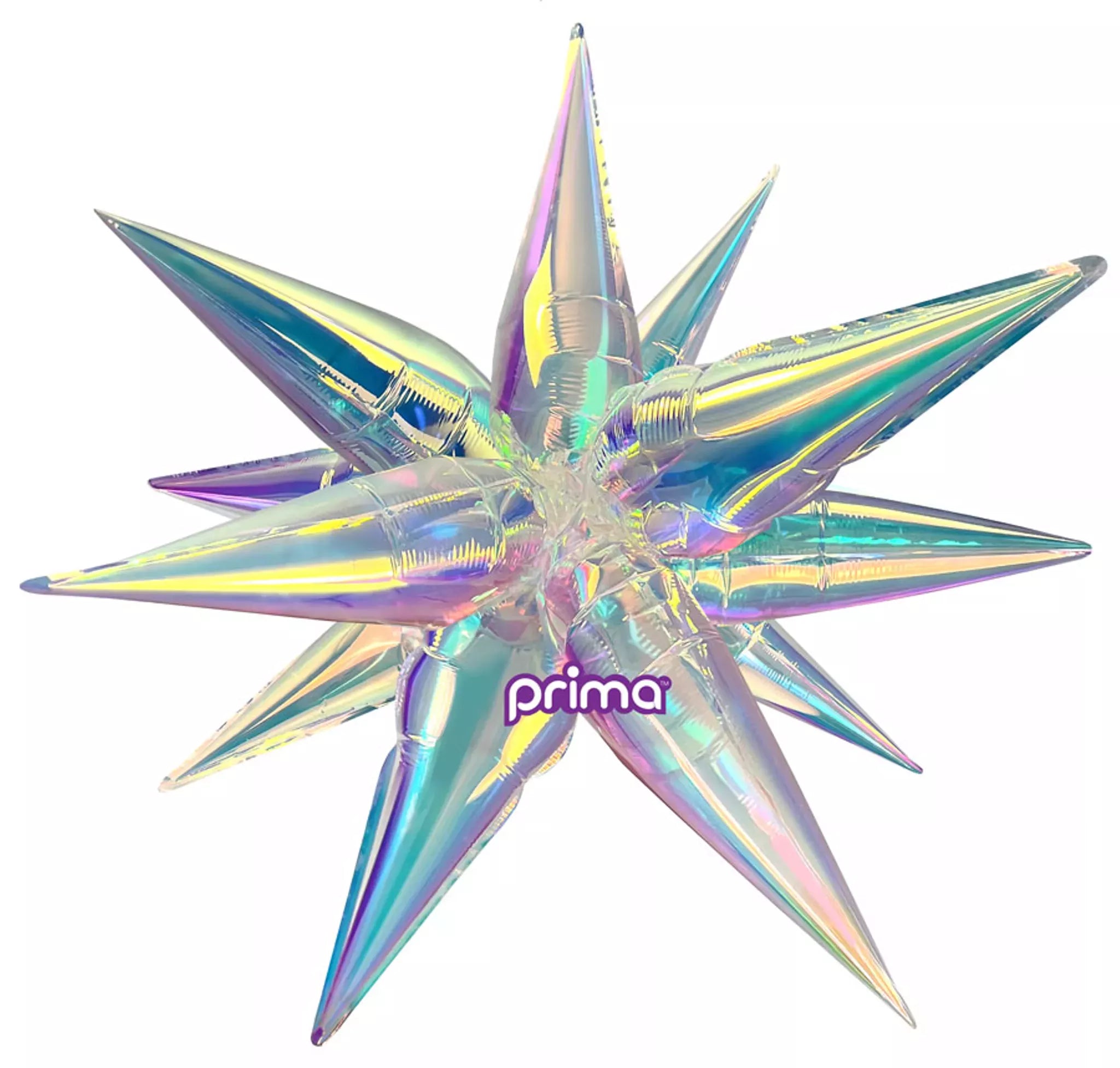 Prima 26 inch Primadescent Starburst Foil Balloon