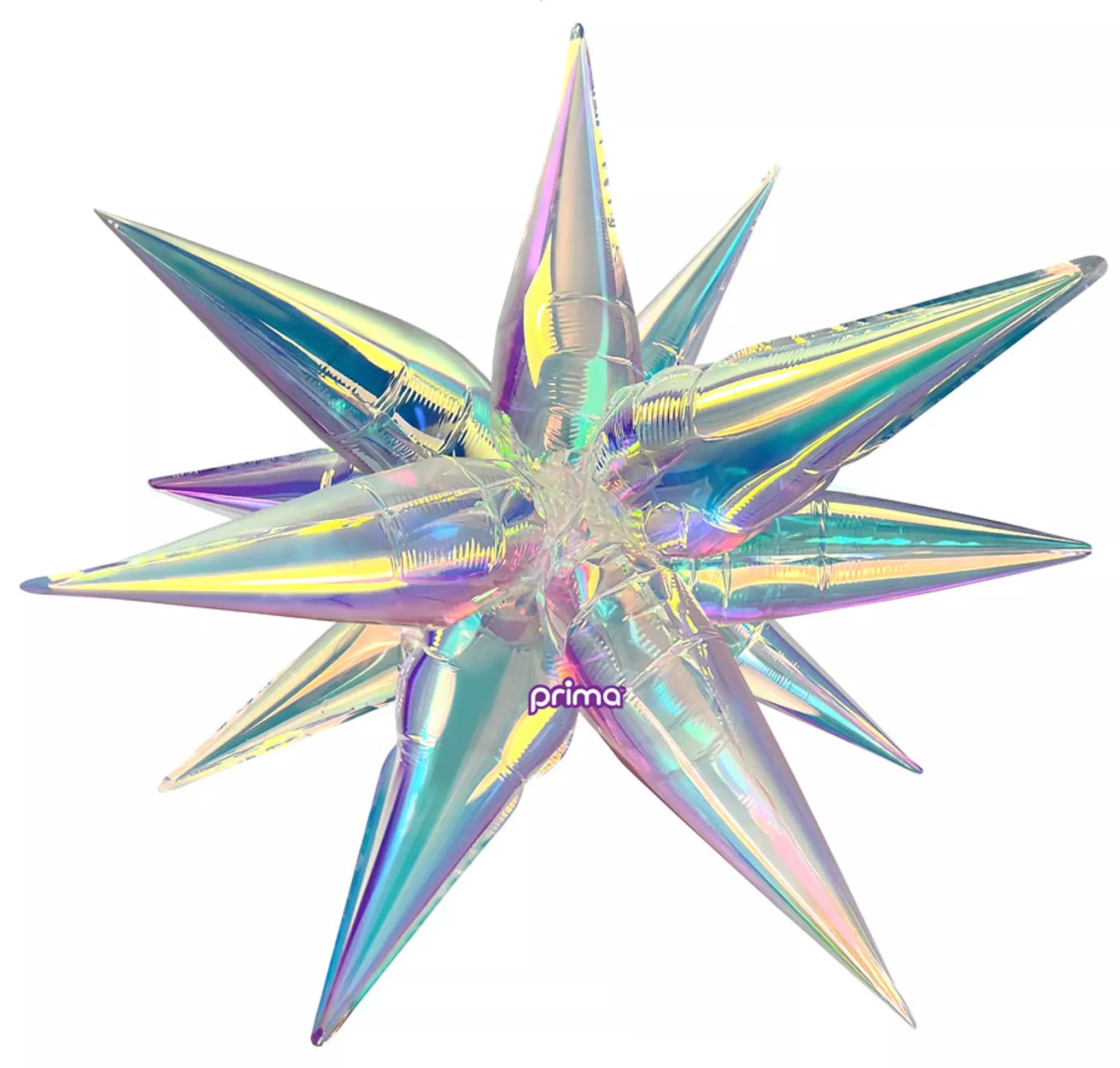 Prima 40 inch Primadescent Starburst Foil Balloon
