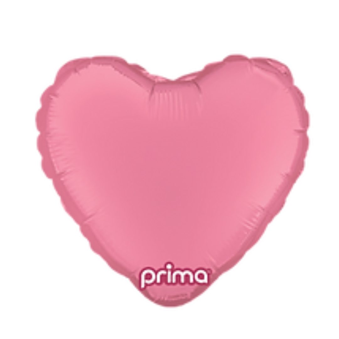Prima 9 inch Light Pink Heart Foil Balloon