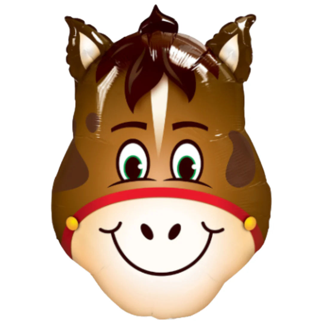 Qualatex 14 inch Hilarious Horse Mini Foil Balloon (Air Filled)