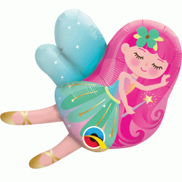 Qualatex 14 inch Mini Fairy Foil Balloon (Air Filled) _mini-fairy-minishape-balloon-q12245gif.image.263x263