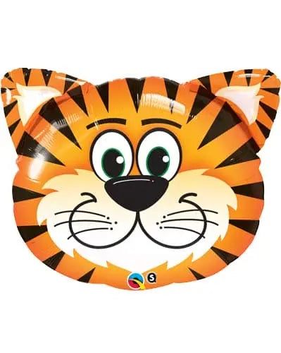 Qualatex 14 inch Tickled Tiger Mini Foil Balloon (Air Filled)_q16189