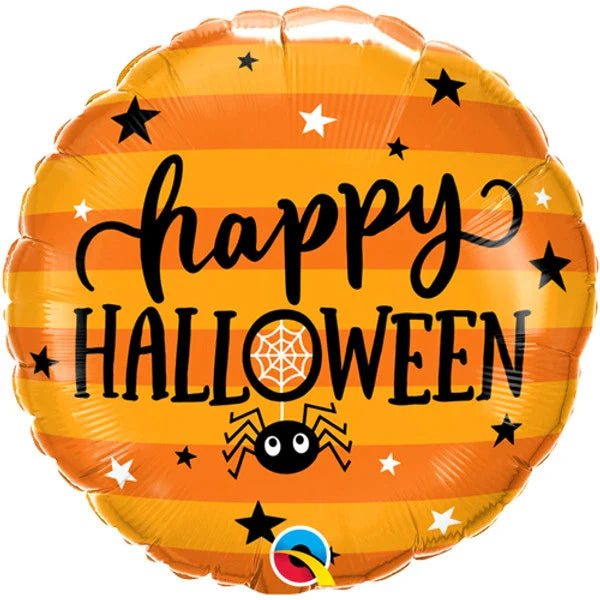 Qualatex 18 inch Halloween Spiders & Stars Foil Balloon_19717-500__40611.webp
