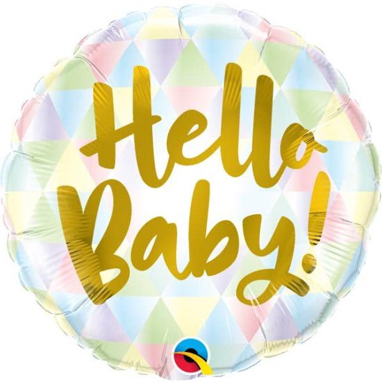 Qualatex 18 inch Hello Baby Foil Balloon_q88007jpg.image.550x550