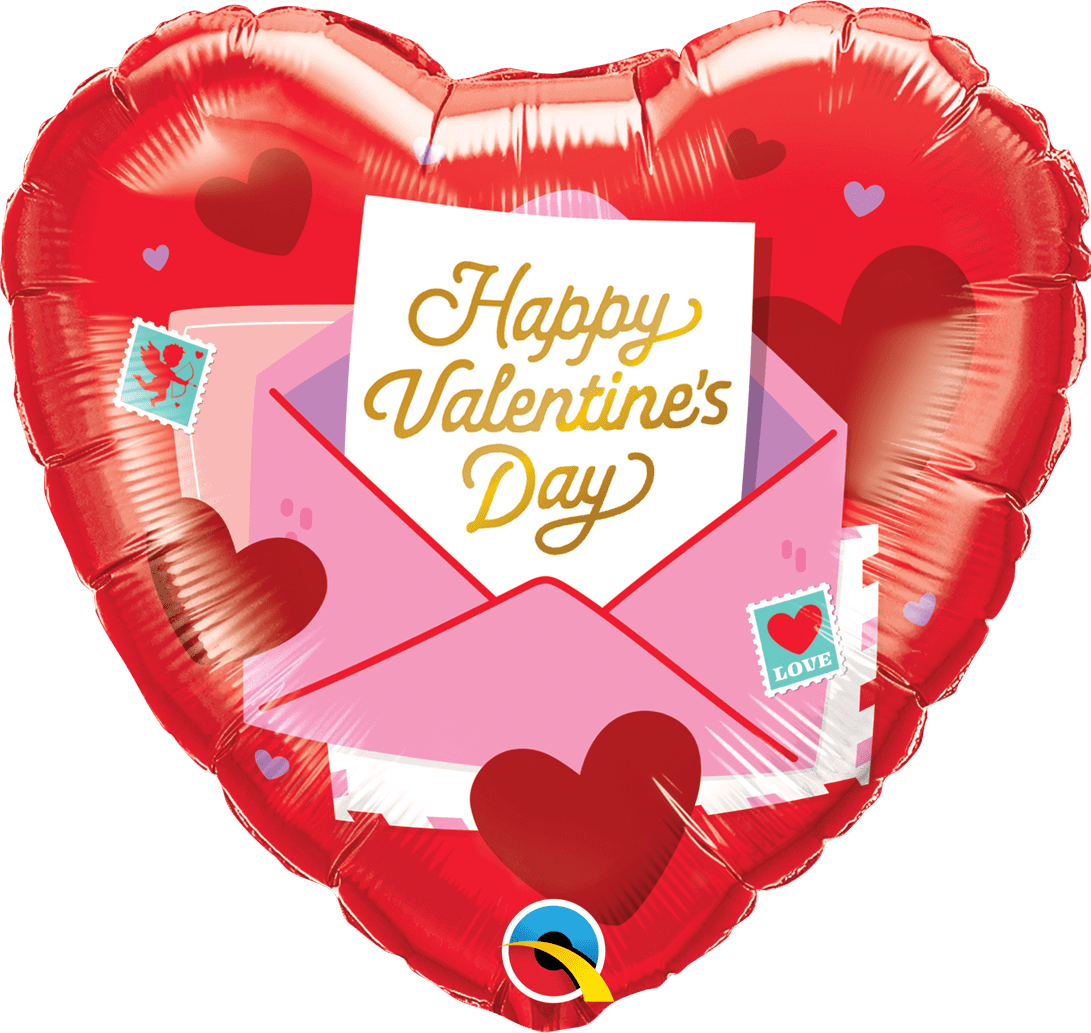 Qualatex 18 inch Love Letter Red Heart Foil Balloon 24780