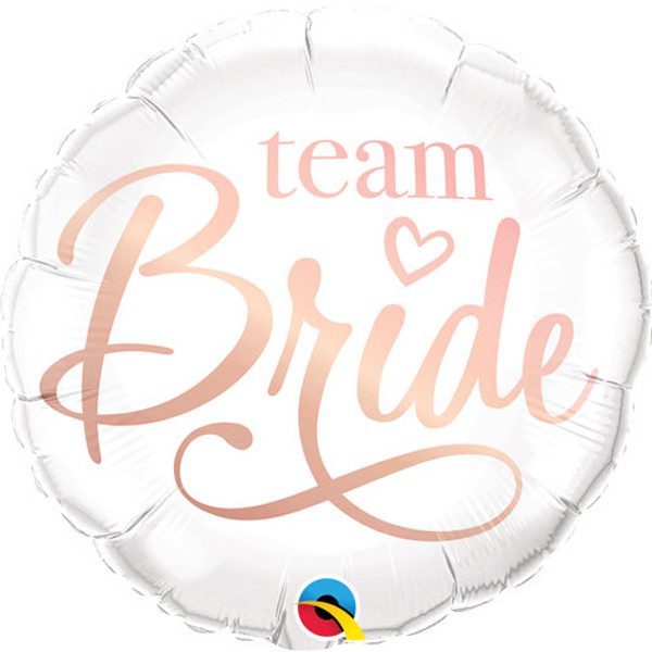 Qualatex 18 inch Team Bride White Foil Balloon_88165-500__74499