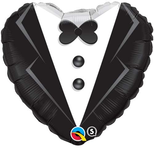 Qualatex 18 inch Wedding Tuxedo Foil Balloon_q15784