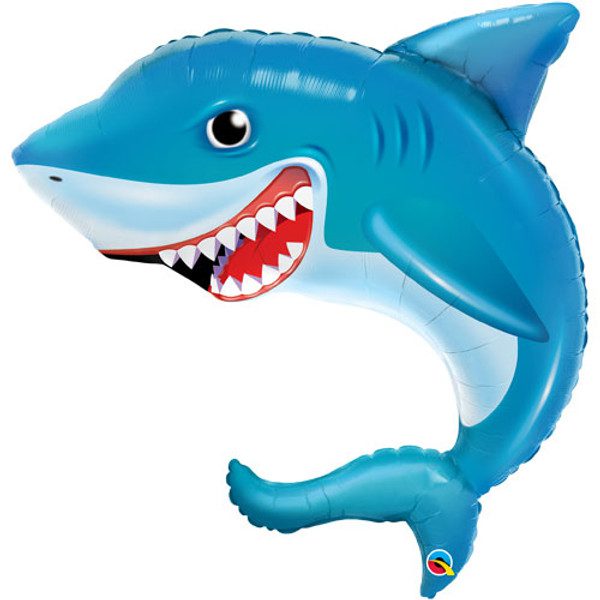 Qualatex 36 inch Smilin Shark Foil Balloon_97525-500__14763