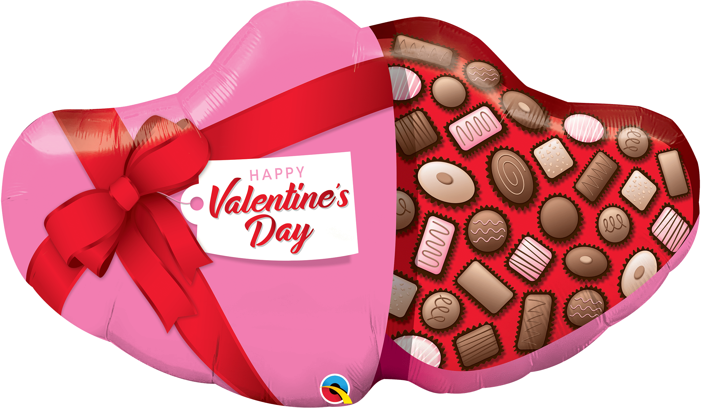 Qualatex 39 inch Valentine's Day Candy Sweet Box Foil Balloon_16654