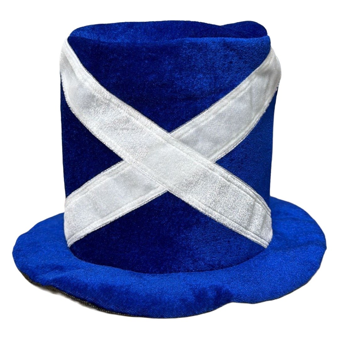 Scotland Blue & White Saltire Top Hat