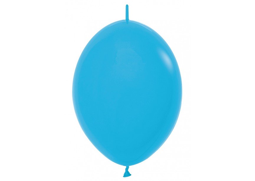 Sempertex 12 inch Fashion Blue Link-O-Loon Latex Balloons