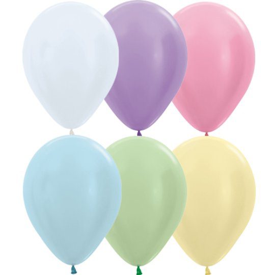Sempertex Satin Solid Assorted Latex Balloons 20000823 20002009