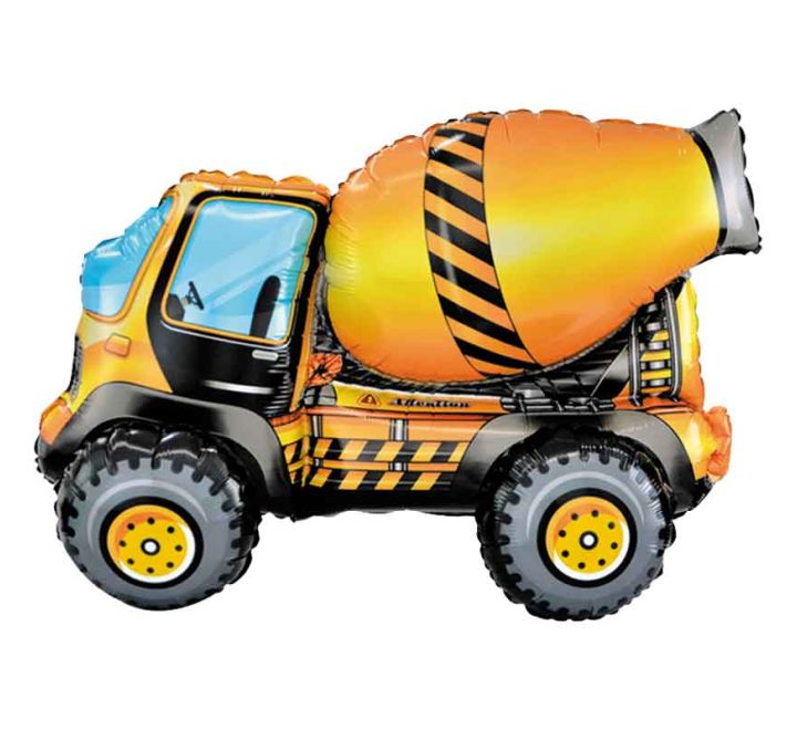 Sensations 25 inch Cement Mixer Foil Balloon