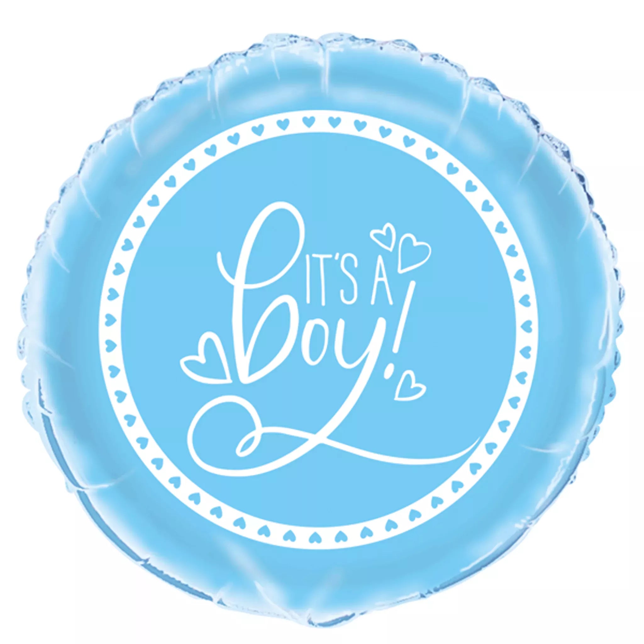 Unique 18 inch IT'S A Boy Blue Foil Balloon