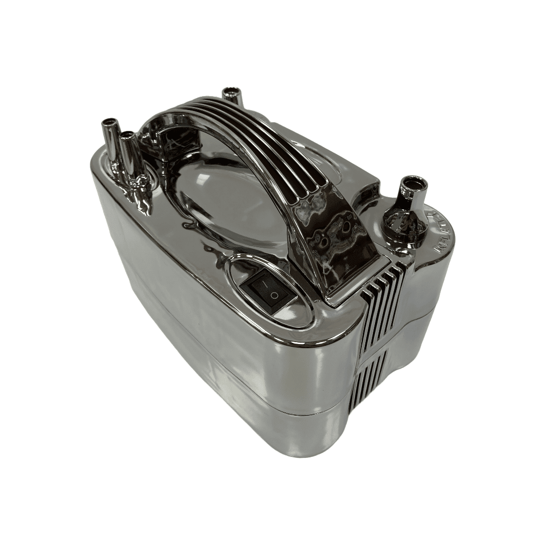 Shiny Silver Electric Balloon Pump