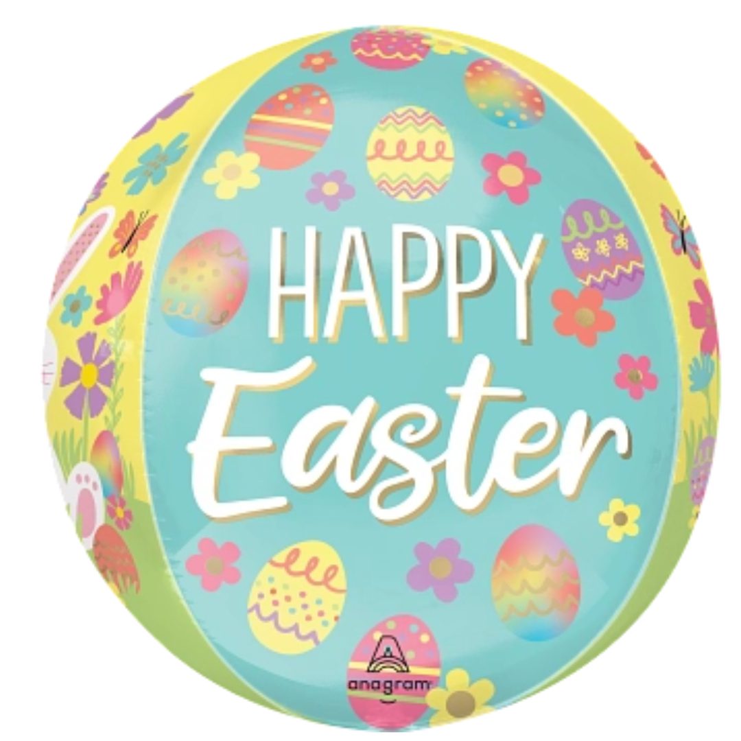 16 inch Orbz Easter Bunny Love Foil Balloon