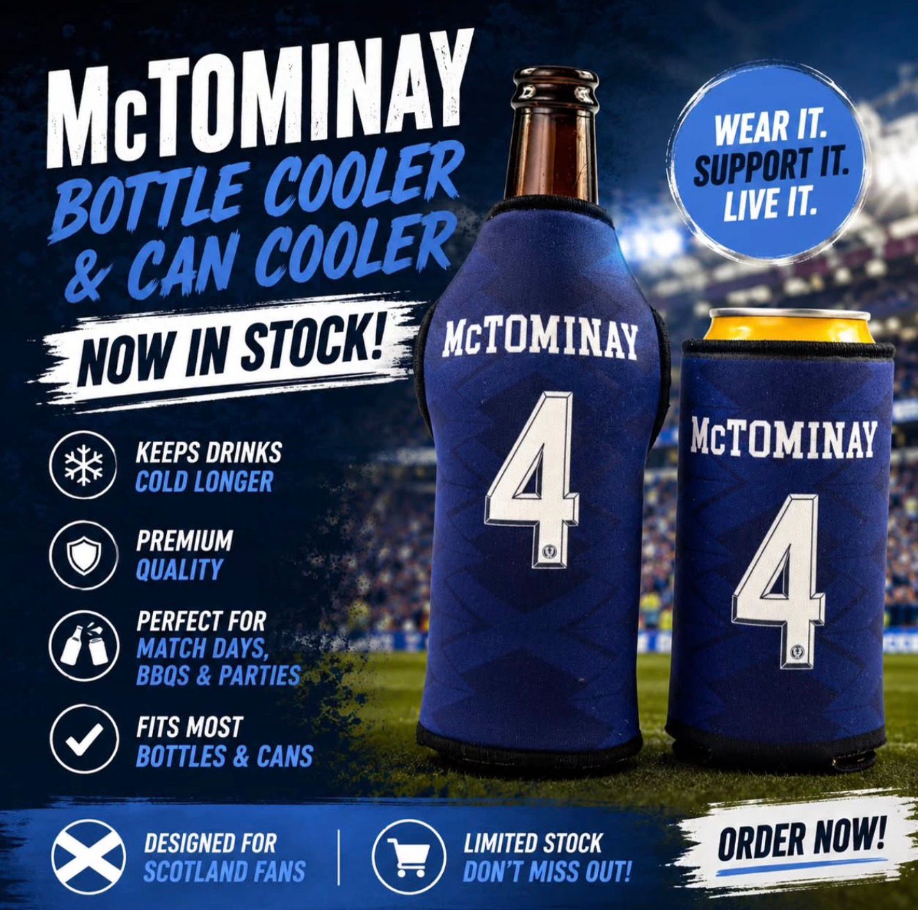 McTominay No.4 Can & Bottle Cooler