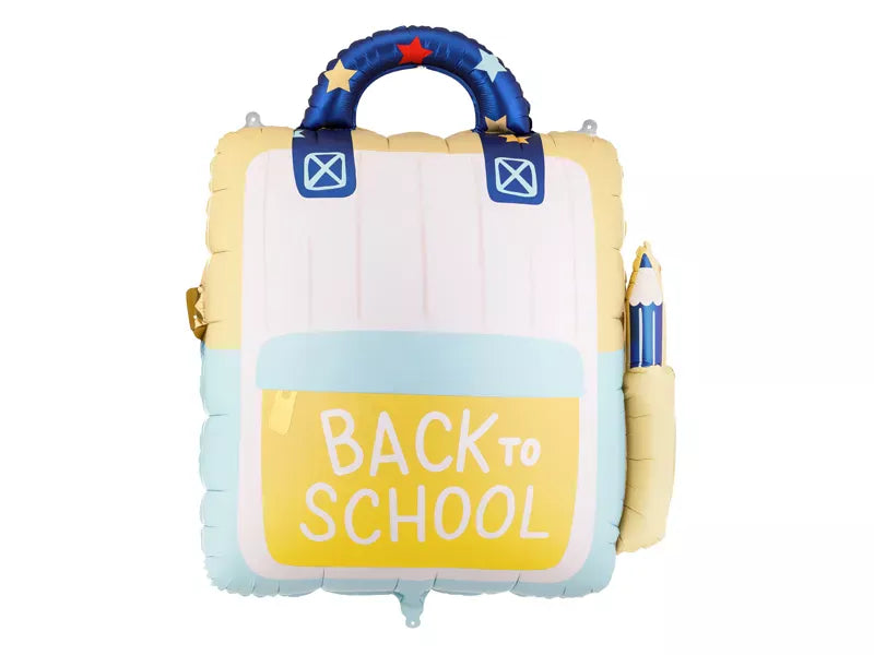 Party Deco 32 inch Back To School Backpack Foil Balloon