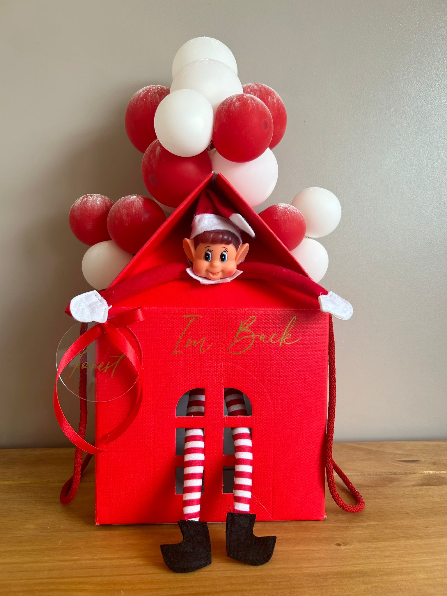 christmas elf house box