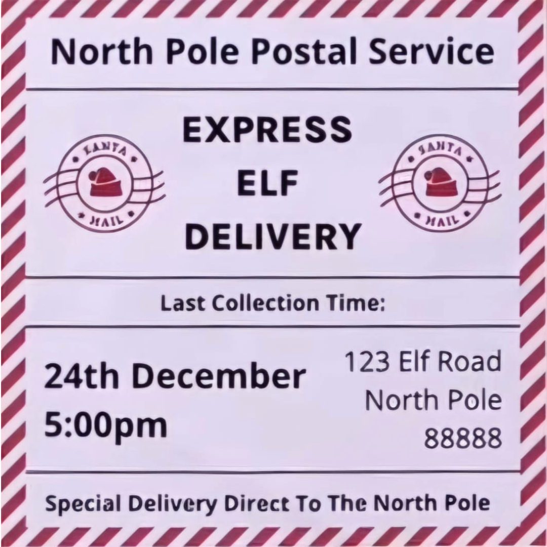 Elf Postal Box Sticker Image -Not For Purchase ( Download file- See Description)