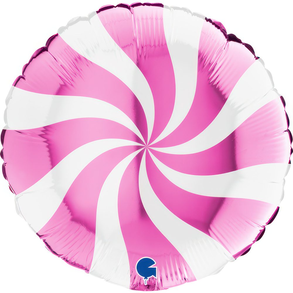 Grabo 18inch Fuchsia White Swirly Round Foil Balloon_g01801whf-round-18inc-swirly-white-fuxia-b