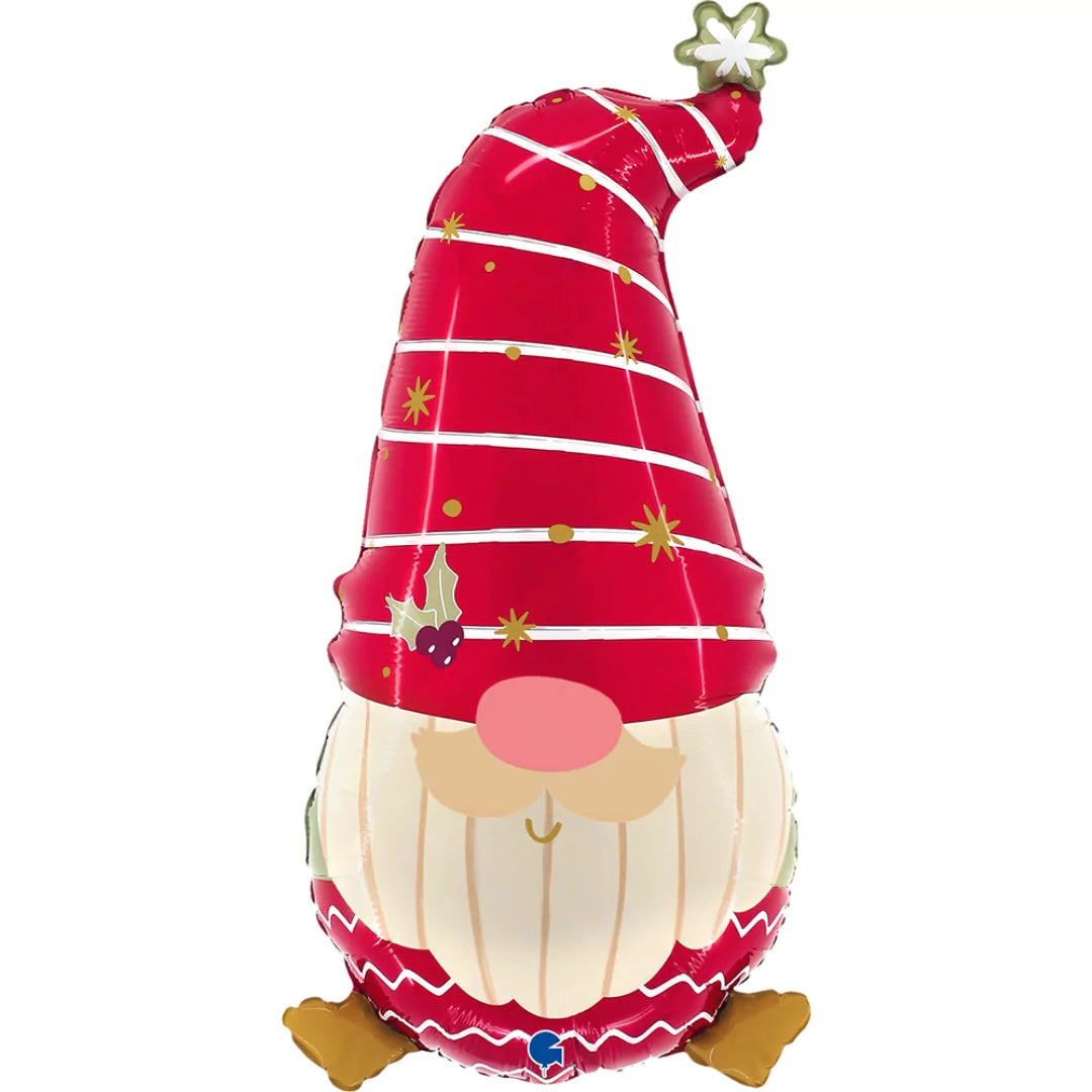 Grabo 27 inch Christmas Gnome Foil Balloon