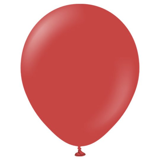 kalisan standard deep red latex balloons 10523521 11223521 11823520