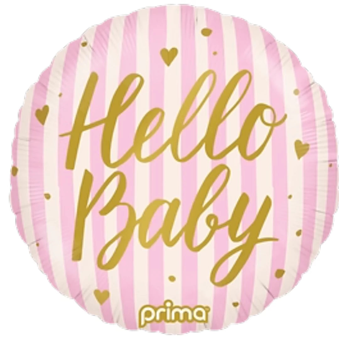 prima-18-inch-hello-baby-pink-stripes-round-foil-balloon-66ffccadab325.webp